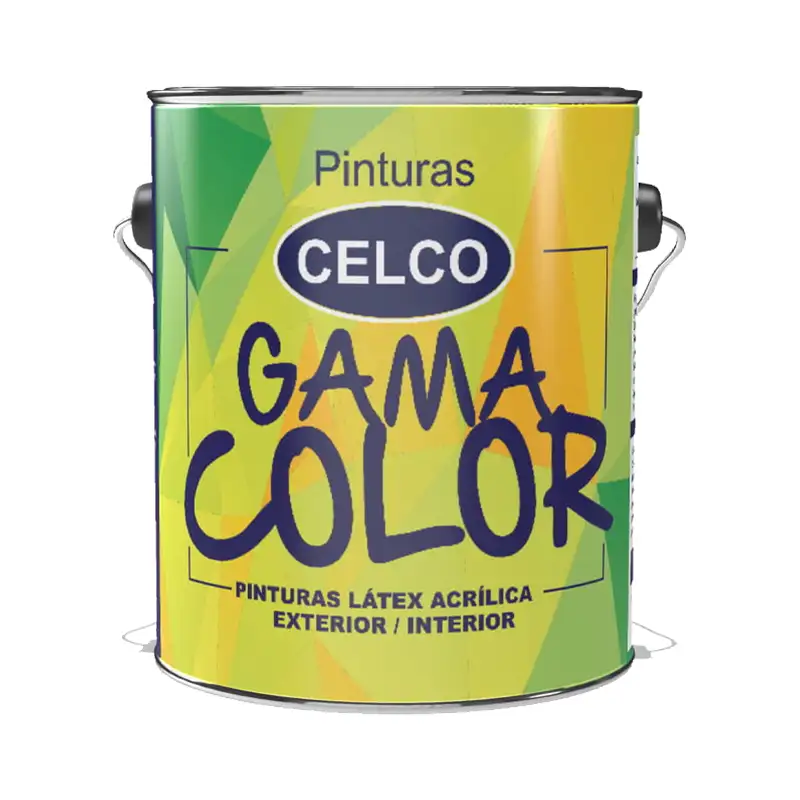 Pintura Látex Acrílica Gama Color Celco Galón – Interior y Exterior