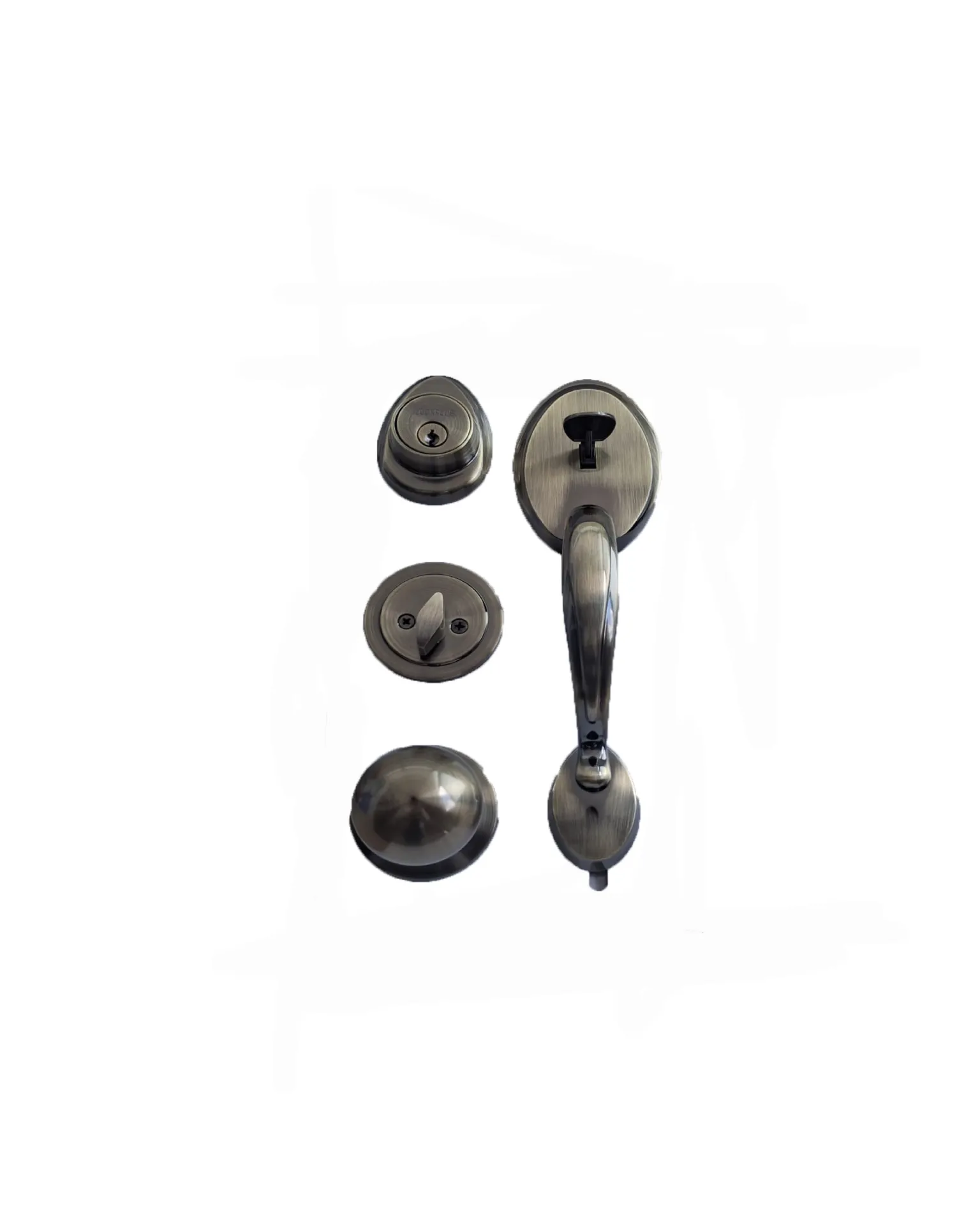 Chapa Harrington Dorado Antiguo Lock plus 2