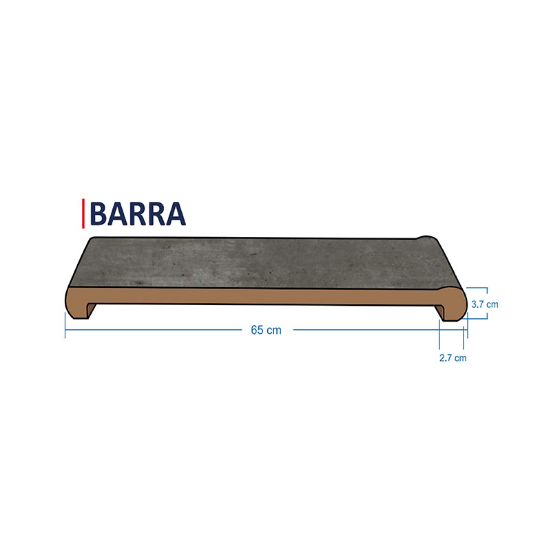 Cubierta para Cocina Tipo Barra Salt and Pepper 3