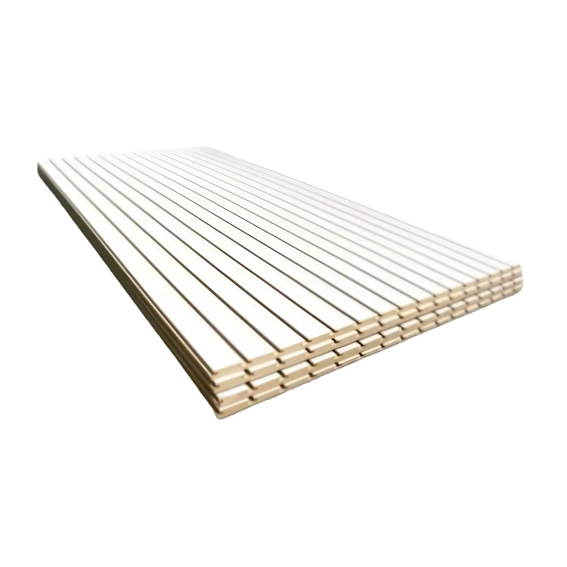 Exhibidor Ranurado Blanco de 3:4 (18mm) 4x8 Pies 1