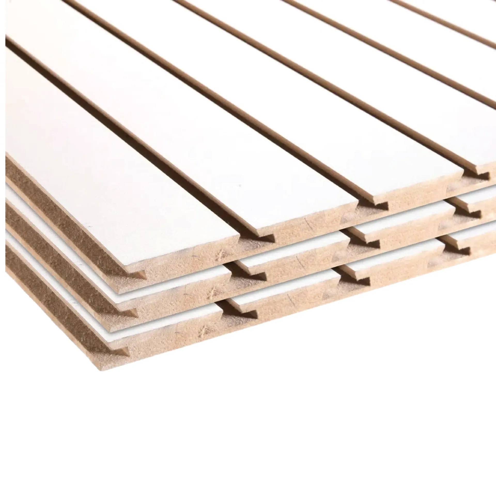 Exhibidor Ranurado Blanco de 3:4 (18mm) 4x8 Pies 3