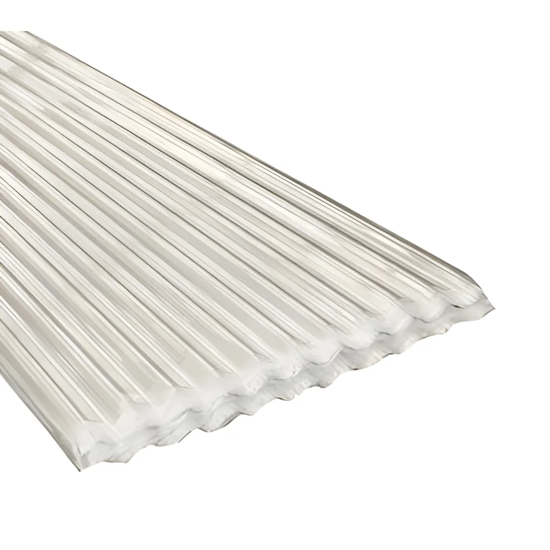 Lámina Acanalada de Fibra de Vidrio Blanca 2