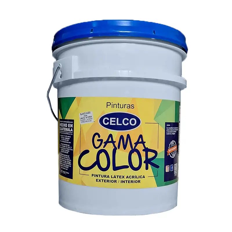 Pintura Látex Acrílica Gama Color Celco Galón 2