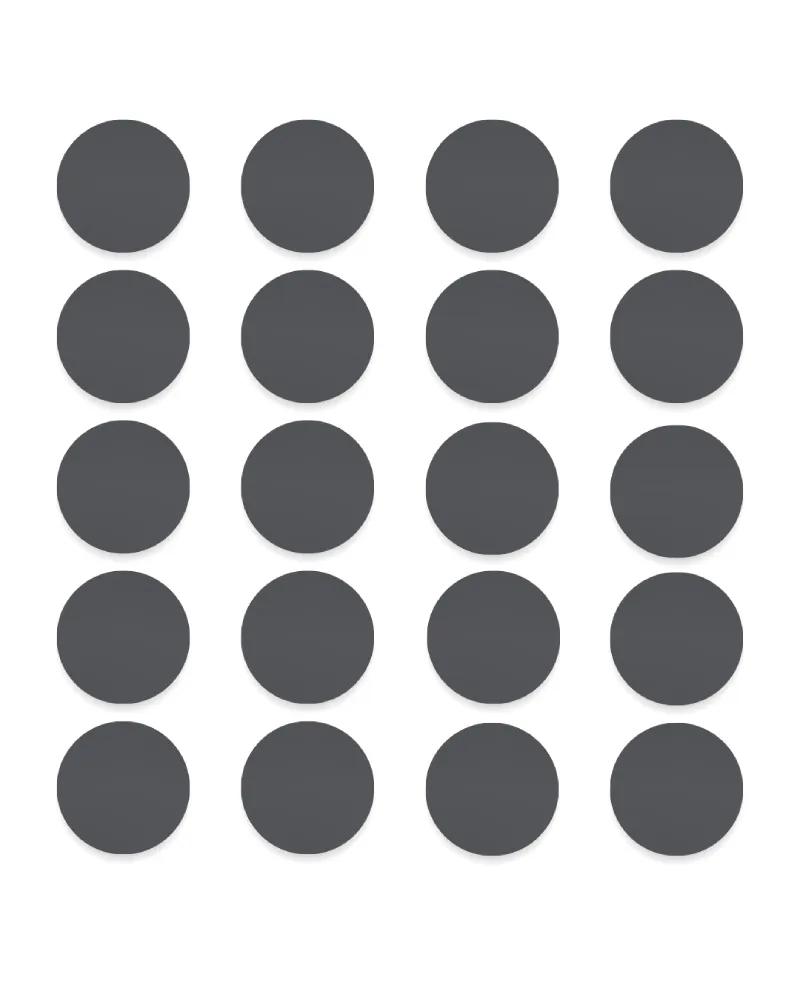Tapón adhesivo gris antracita 2