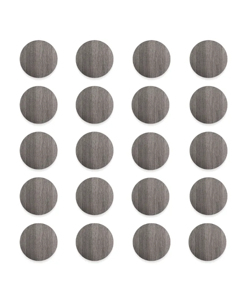 Tapón adhesivo gris madera 2